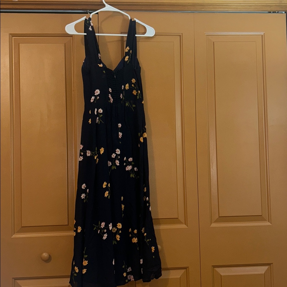 Reformation Fulton Dress Princess Margaret Floral Midi 2 - Picture 6 of 10